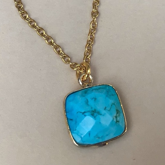 Turquoise Sundance Charm Necklace new - Picture 2 of 8